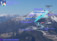 Monte Stivo da S Barbara invernale